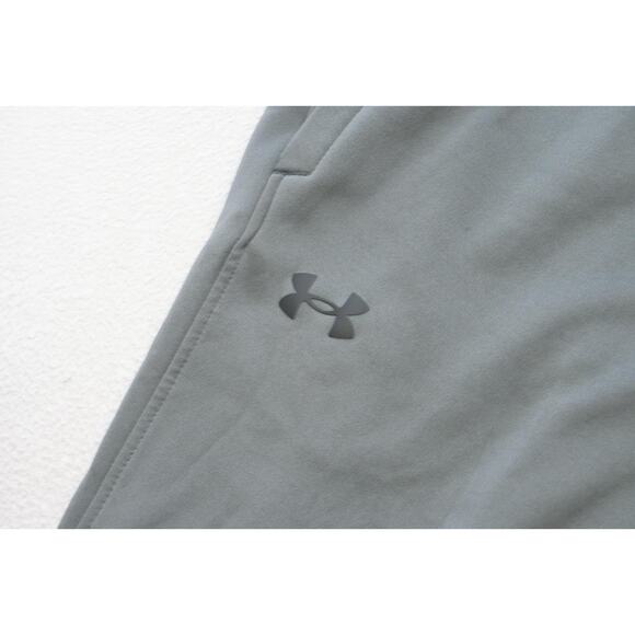 Under Armour Sweat Pants ColdGear Tapered Gray Athletic W/Pockets Mens XL - Picture 5 of 10